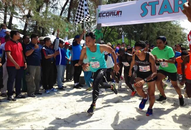 Eco Run Mapur Island Kembali Digelar, Debut Olahraga Lari Kombinasi Wisata Alam